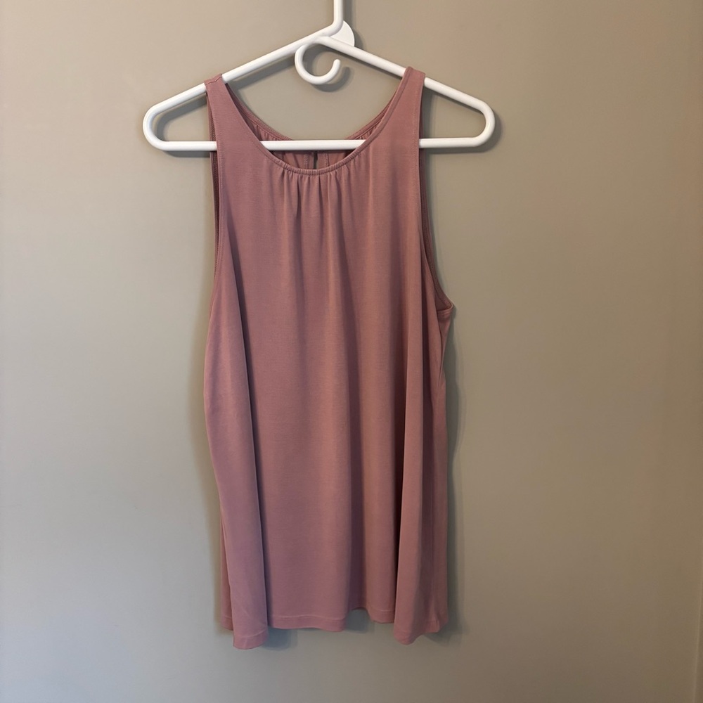 LOFT Mauve Sleeveless Tank Top
